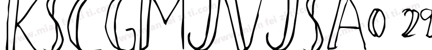 KSCGMJVJSA0 29 00字体转换